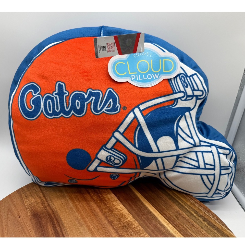 Florida Gators NW Travel Cloud Pillow NCAA Football Helmet Blue Orange 2212